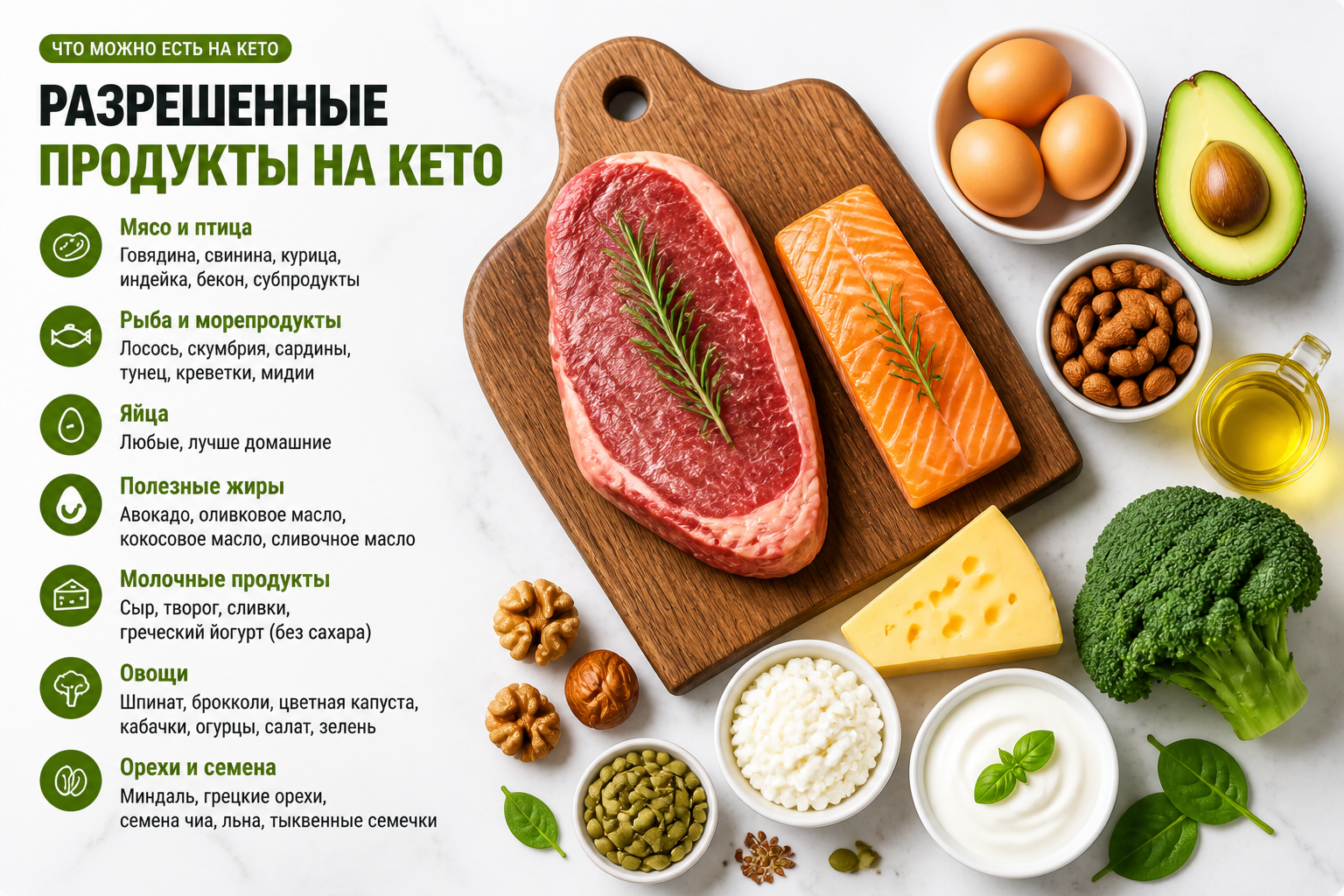 Что можно есть на кето диете